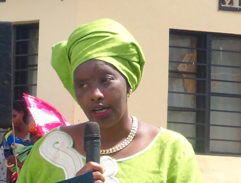 Jeanne D'arc Baranyizigiy, umuyobozi w'umuryango BENIMPUHWE ku rwego rw'igihugu.