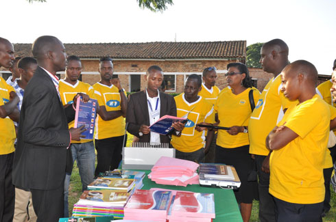 Bimwe mu bikoresho MTN Rwanda yageneye ishuri rya HVP Gatagara i Rwamagana.