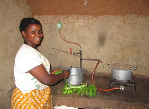 Uyu ngo atekesha biogas, agatana n