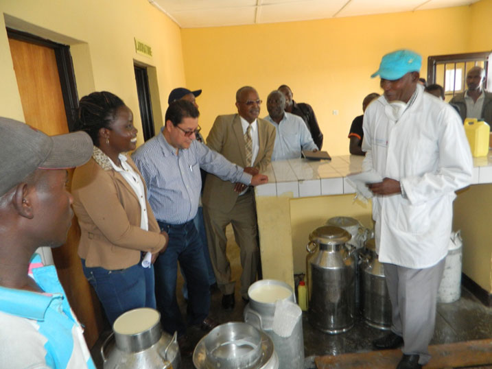 Bwana Aly abou sabaa yasuye ikusanyirizo rya Rugobagoba.