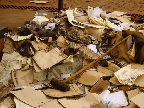 Byinshi mu byangiritse ni impapuro n