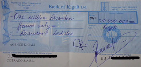 Iyi Cheque iracyabitswe n