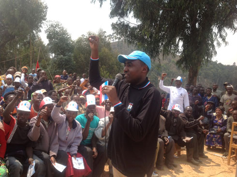 Chairman wa FPR-Inkotanyi mu karere ka Nyamagabe, Mugisha Philbert.