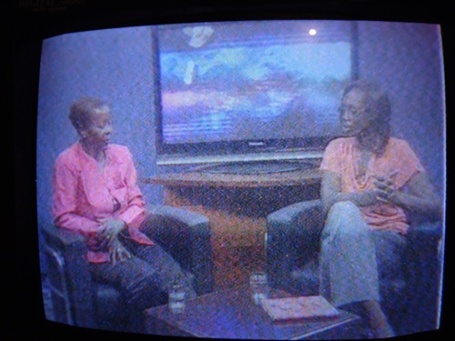 Minisitiri Mushikiwabo ari mu kiganiro kuri Televiziyo y