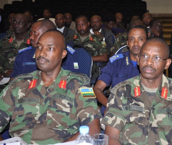 Inama yitabiriwe na bamwe mu bayobozi bakuru bafite umutekano mu nshingano zabo.