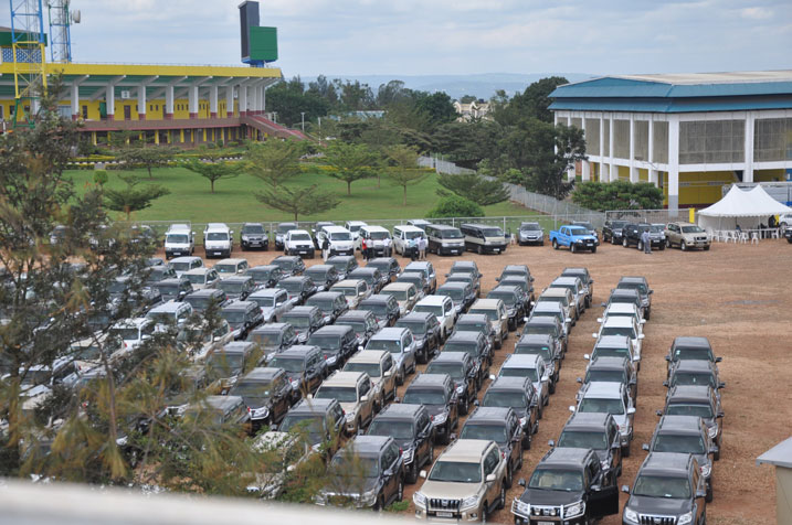 Izi modoka zo mu bwoko bwa SUV zizakoreshwa mu gutwara abanyacyubahiro.