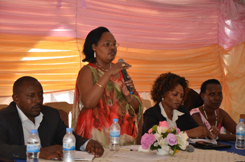 Dancile Mukandori yizeza abanyamuryango ba AVEGA ko ibibazo byabo bizasubizwa.