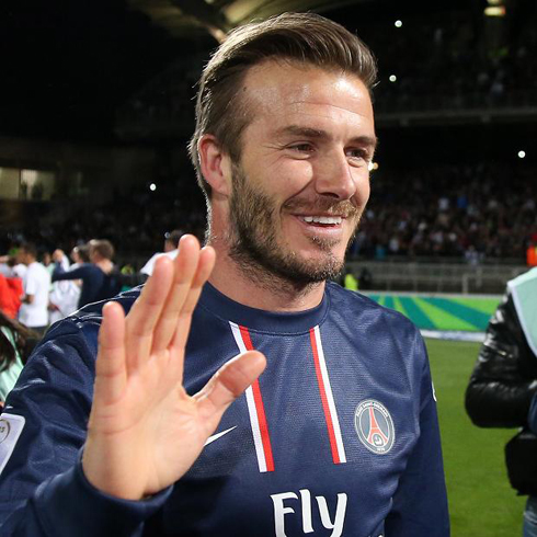 Umukinnyi David Beckham abwira abakunzi ko asezeye umupira.