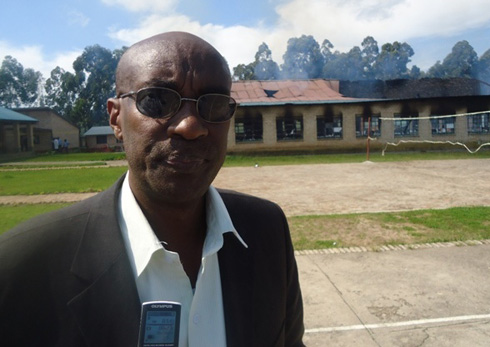 Frere Gahima, umuyobozi w'ishuri ES Byimana.