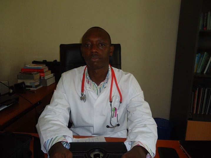 Dr. Rutagengwa Alfred, umuyobozi w'ibitaro bya ADEPR Nyamata.