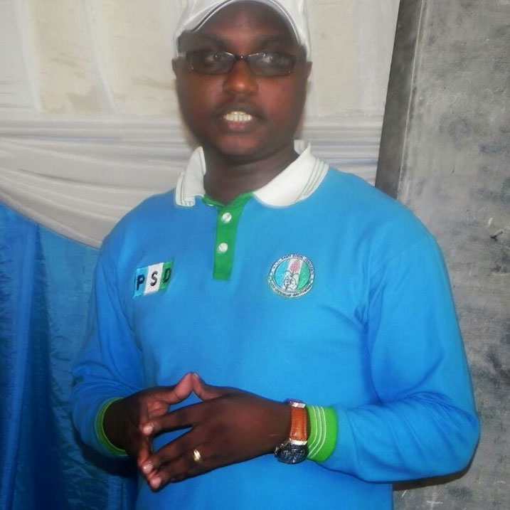 Dr Ngabitsinze Jean Chrisostome, uyobora PSD mu karere ka Nyamagabe.