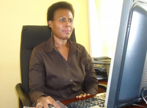 Umuyobozi wa INATEK wungirije ushinzwe amasomo, Dr Nyirahabimana Jeanne.