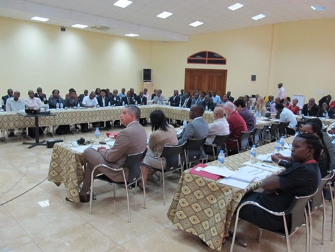 Abafatanyabikorwa bitabiriye umuhango wo gutangiza umushinga "Ejo Heza"