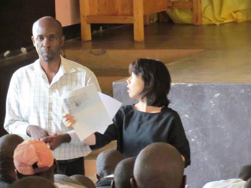 Emmanuel Murego, wari uhagarariye Inama y'igihugu y'abafite ubumuga.