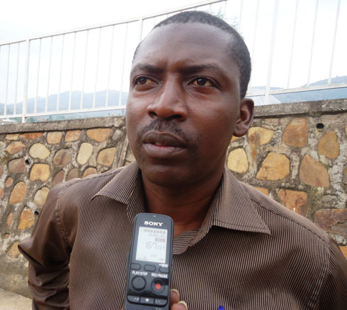 Eugene Twagirimana umukozi w'urugaga rw'abafite ubumuga NUDOR.