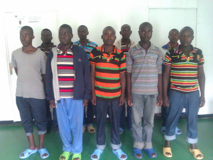 Manirakiza Simeon uwa kabiri uvuye iburyo ku murongo w'imbere.