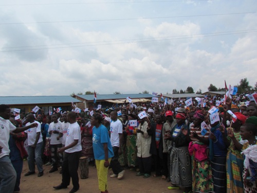 Abanyamuryango ba FPR bari bitabiriye ari benshi.