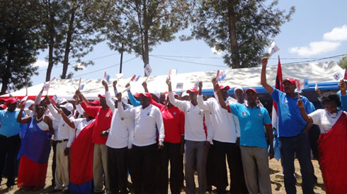 Abakandida-depite ba RPF-Inkotanyi biyereka abaturage muri Kamonyi.