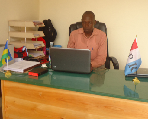 Niyibizi Aloys, umukozi uhoraho w'umuryango FPR mu karere ka Rulindo.