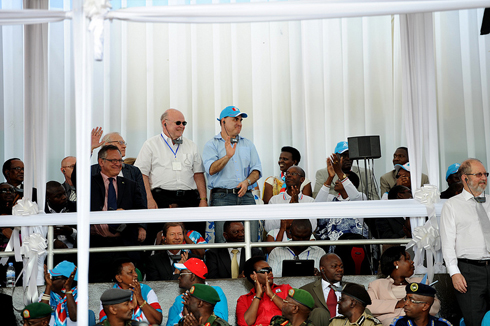 Bamwe mu bashyitsi bitabiriye ibirori byo kwizihiza isabukuru ya FPR.