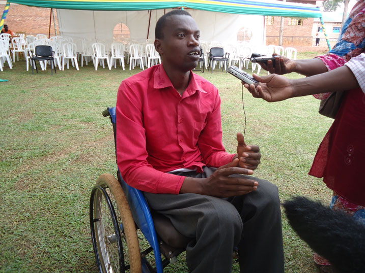 Gashirabake uhagarariye abafite ubumuga i Gahini muri Kayonza aremeza ko iki gikorwa cyizatuma hamenyekana amakuru nyayo ku bumuga bafite.