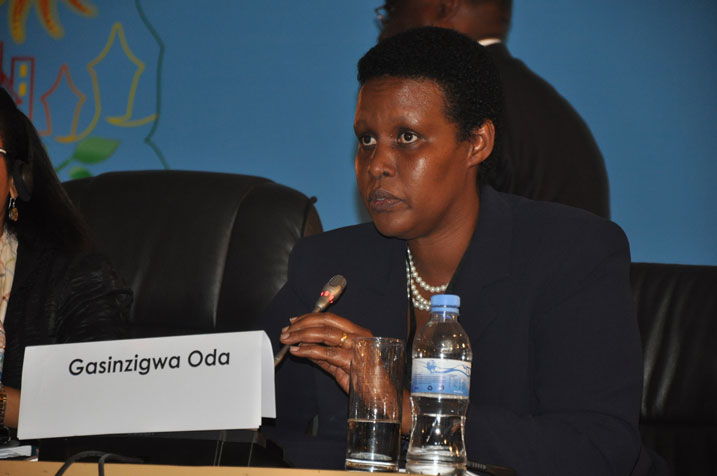 Ministiri Oda Gasinzigwa mu nama ya BAD ku ihame ry