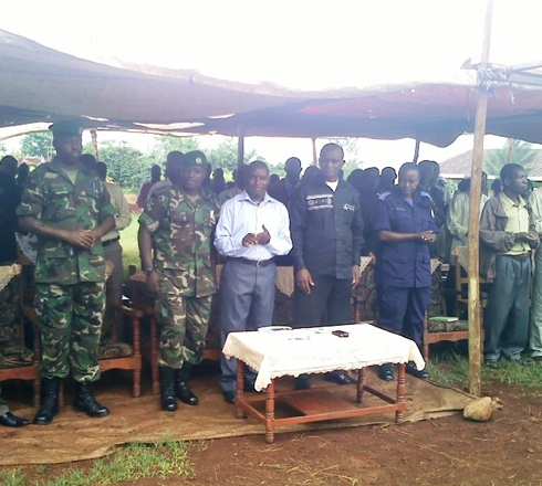 Abayobozi bashishikarije abaturage kuba maso kubirebana n'umutekano.