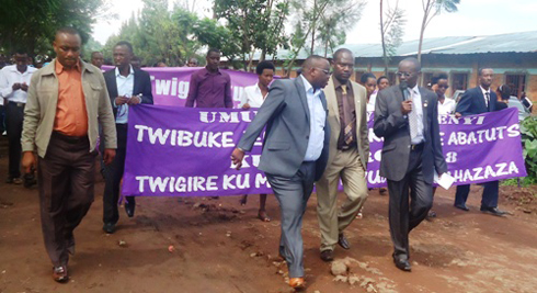 Hakozwe urugendo rwerekanye inzira y