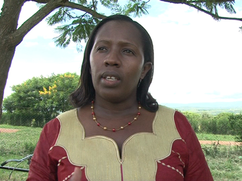 Guverineri Uwamariya uyobora Intara y'Uburasirazuba.