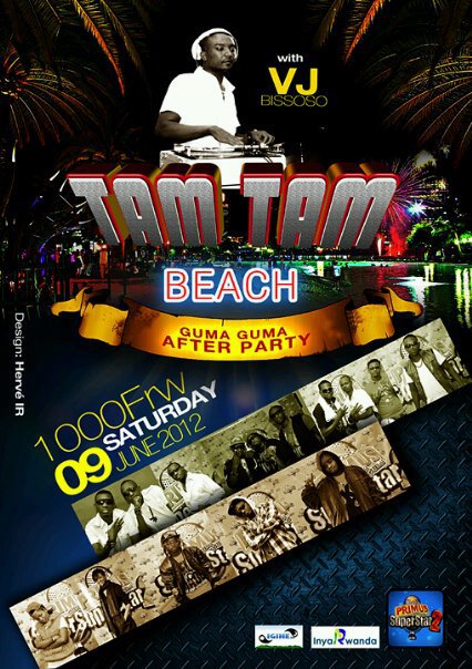 Urupapuro rwo kwamamaza iki gitaramo (Affiche).