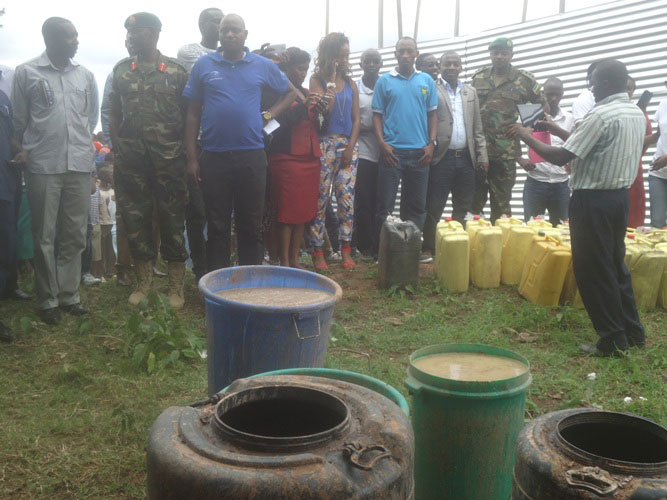 Hamenwe ibiyobyabwenge byafashwe.