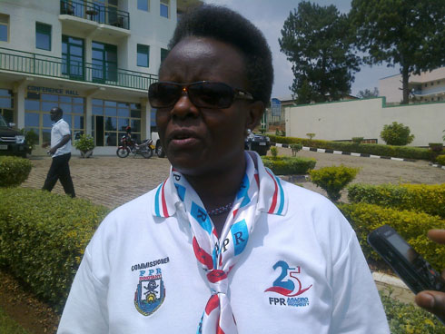 Hon Mukasine Marie Claire komiseri mu muryango wa FPR -Inkotanyi ku rwego rw