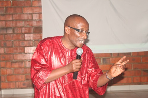 Sheick Harelimana ni umwe mu batanze ikiganiro kerekeranye no kwigira mu rubyiruko.