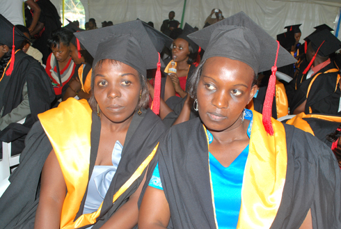 Bamwe mu barangije muri INATEK uyu mwaka.