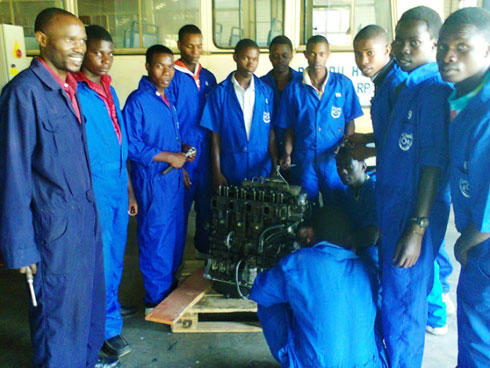 IPRC West ishami rya Karongi yigisha n'ubukanishi.