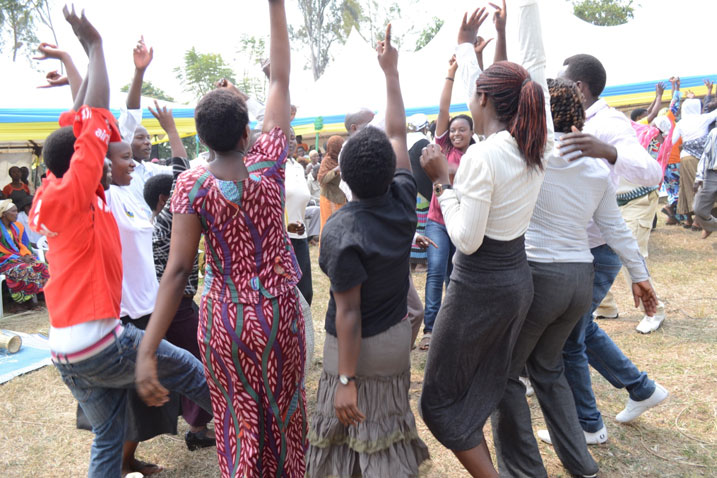 Ibishimo byari byose mu muhango wo kumurika ibyo umurenge wa Busasamana wagezeho.