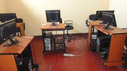 Icyumba cya Mudasobwa zigenewe abagororwa bo muri Sierra Leone.