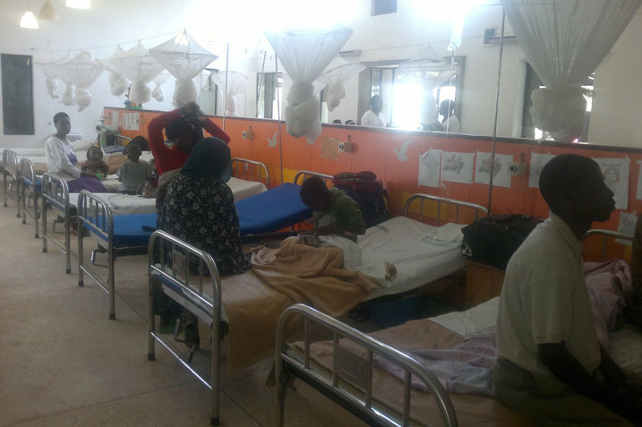 Icyumba kirwariramo abana barwaye kanseri.