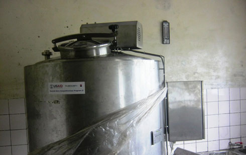 Iki ni icyuma bahawe kizajya kibafasha gushyusha amata mu buryo bwa gihanga kiri kumwe n