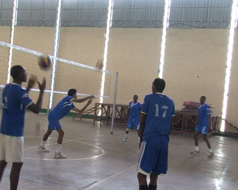 Ikipe ya Rayon Sport VC mu myitozo.