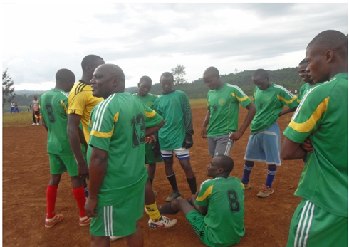 Ikipe ya Police nubwo yatsinzwe yari ifite abasore.