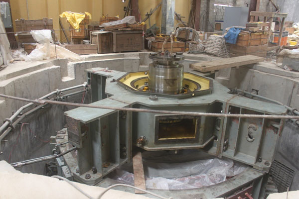 Imashini zizajya zitanga amashanyarazi zamaze gutunganywa.