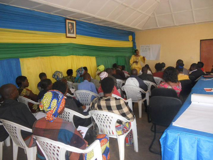 Imboni zo kurwanya ihohoterwa mu karere ka Kamonyi mu kiganiro.