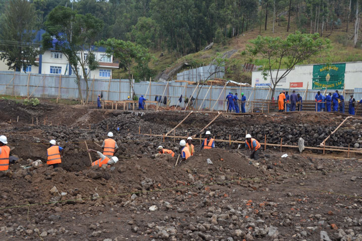 Imirimo yo kubaka isoko rya kijyambere mu karere ka Musanze yaratangiye.