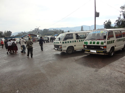 Imodoka nto nizo ziri muri gare ya Musanze gusa.