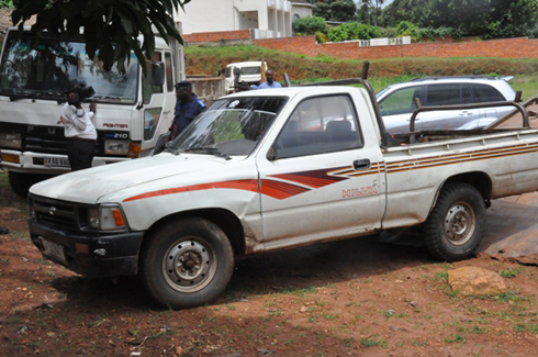 Imodoka yakoreshejwe mu bujura.