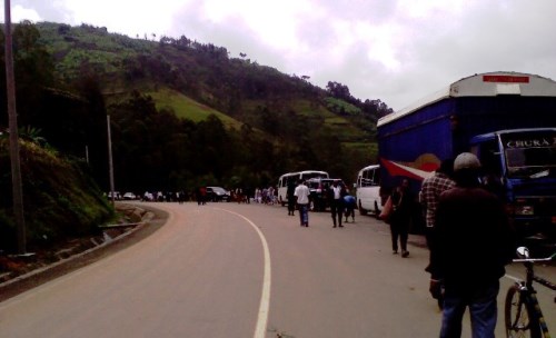 Imodoka zahagaritswe.