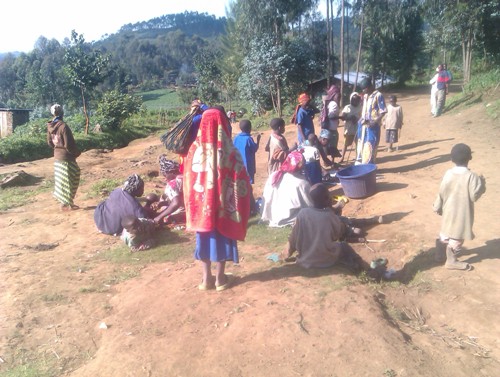 Impunzi zarimo zihungira mu Rwanda ubwo urugamba rwari rurimbanyije.