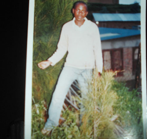 Imwe mu mafoto Dusabeyezu Emmanuel yifotoje mbere yo kwitaba Imana.