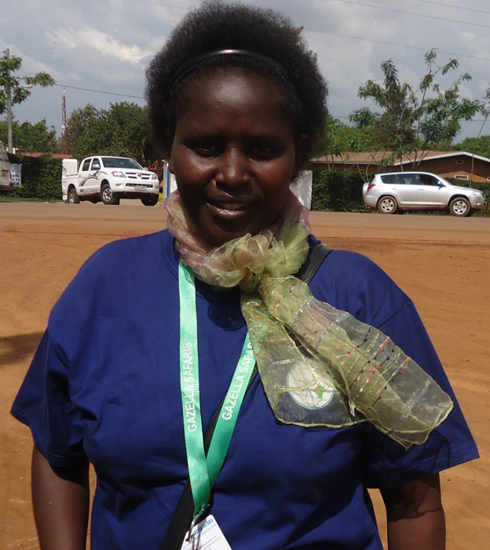 Ingabire Marie Claire umuyobozi wa Gazella Safaris.